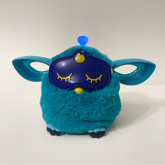Hasbro Furby Connect Teal Blue 2016 Tested Works  Furby With Mask - Picture 1 of 17